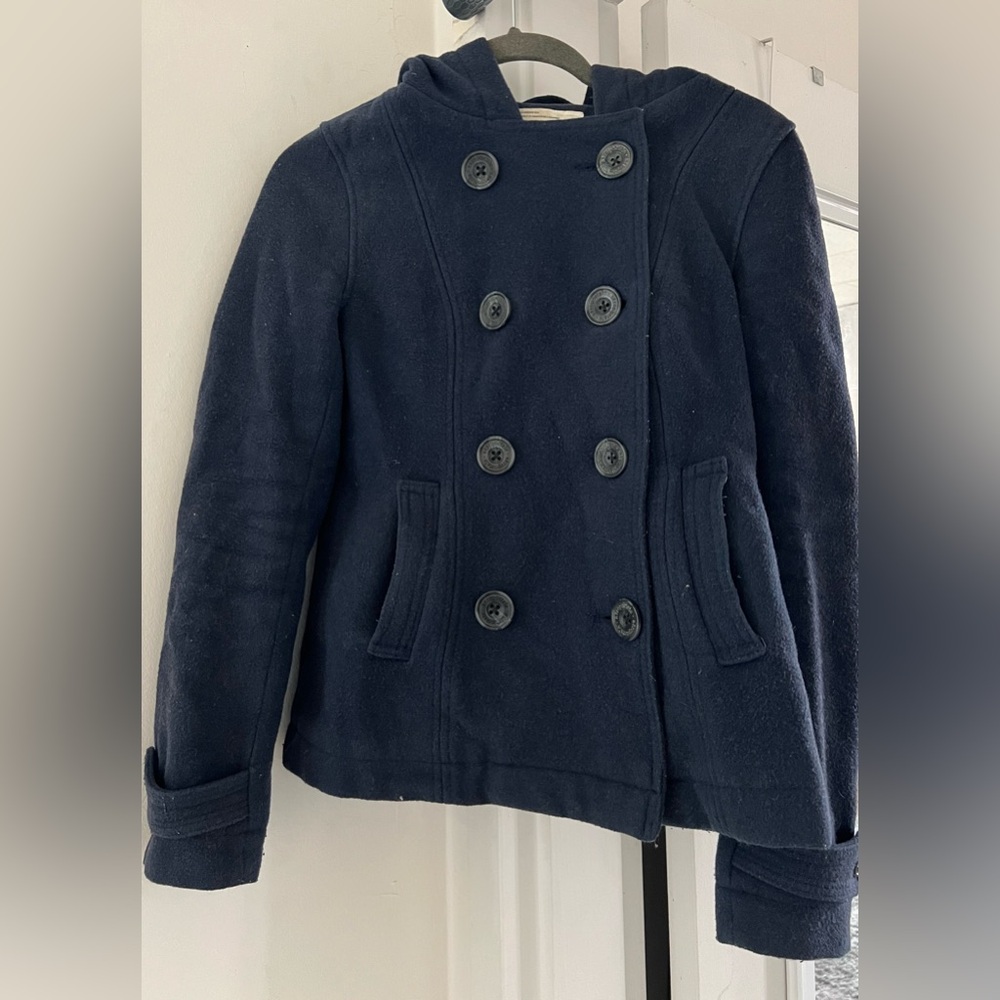 Aeropostale Blue Pea Coat